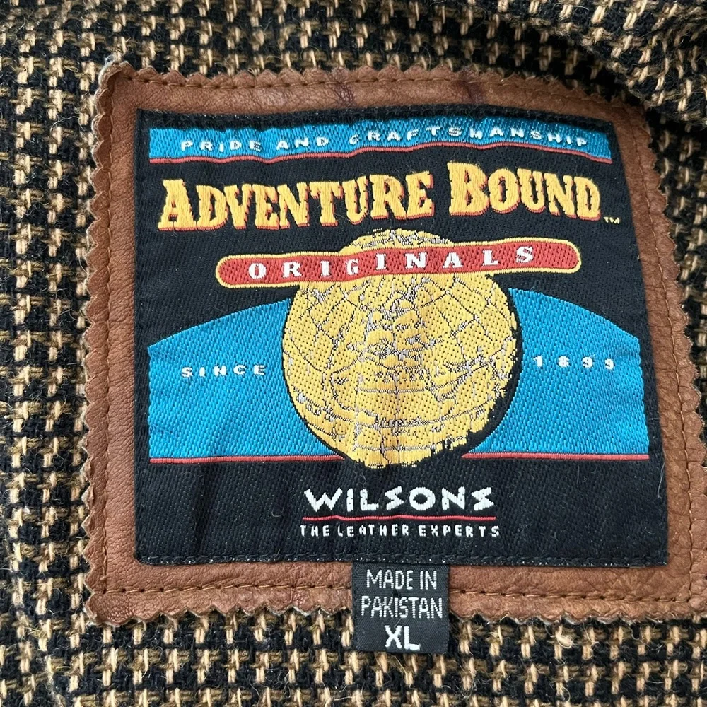 Vintage Chore Jacket Wilson’s Leather w Wool Lining Men’s XL EUC High Quality